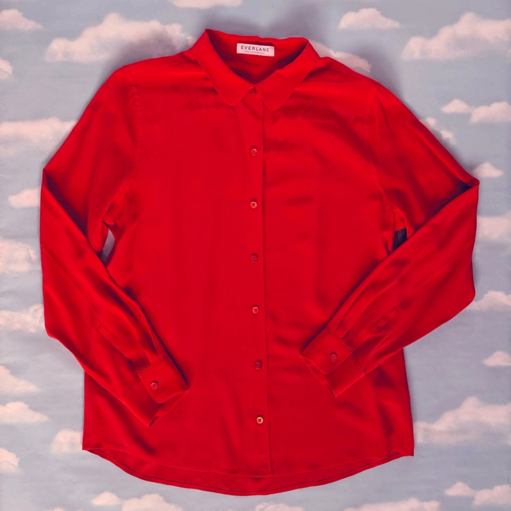 Everlane Silk Button Down